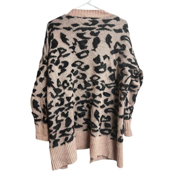 debut Open Front Cardigan from Dreamers by Debut Animal Print Size Small - Picture 8 of 8